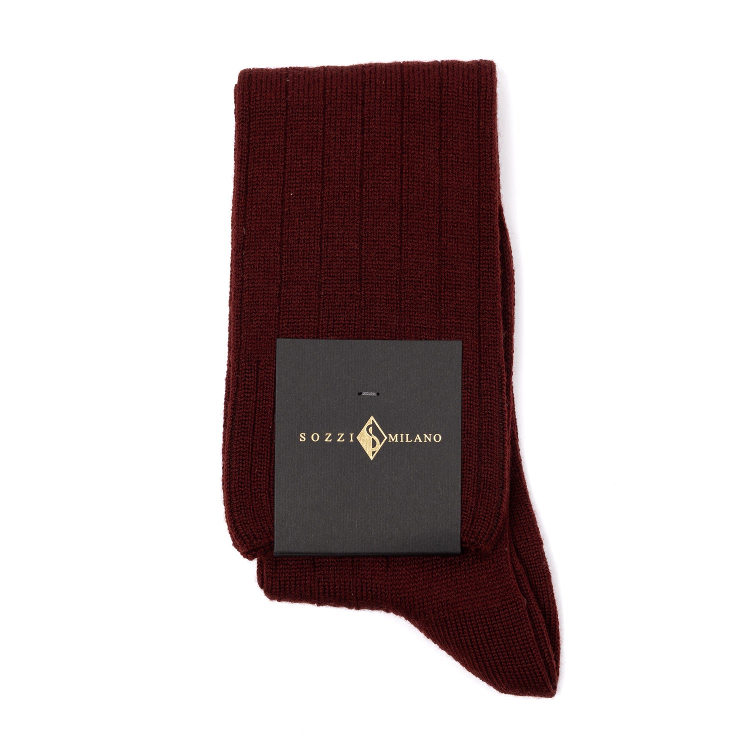 Knee Sock "Wide Rib" made from Lambswool